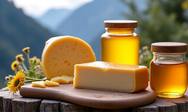 Producteurs fromage et miel des Alpes